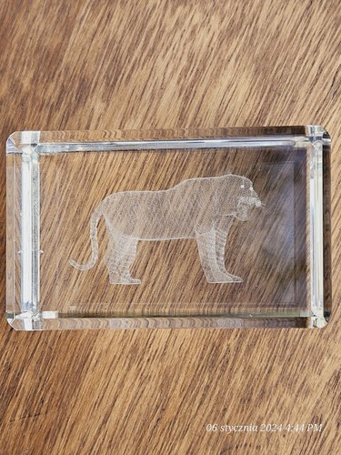 Tigres gravure laser verre - tigres,