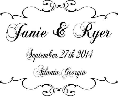 Wedding monogram dance floor - wedding,