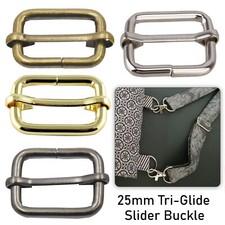 25mm Tri-Glide Métal Curseur