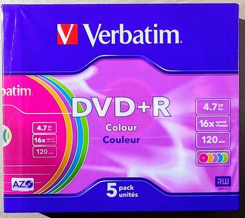 Verbatim dvd couleur 4 - verbatim, 4,7