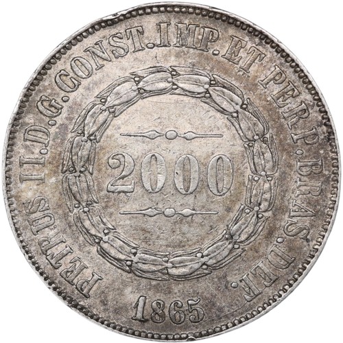 Brésil 2000 reis 1865 - reis,