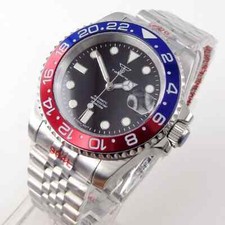 New Diver's TANDORIO GMT 200m W. Pepsi Bezel NH35A Japanese Automatic Movement