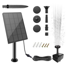 Fontaine Exterieure De Jardin Solaire Cascade, Solar Exterior 2.5w, Bomba De ...