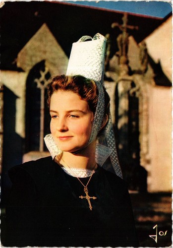 Cpm france folklore - france,