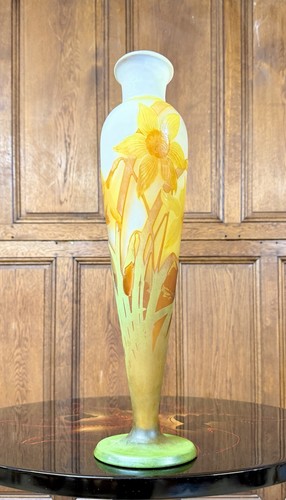 émile gallé vase - cornet, À