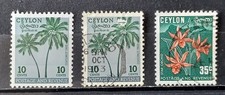CEYLAN 1950  lot 3  timbres