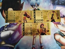 Lot Billet Kpop Demon Hunter Gold card carte Goodie banknote Ticket Rumi Zoey Mi