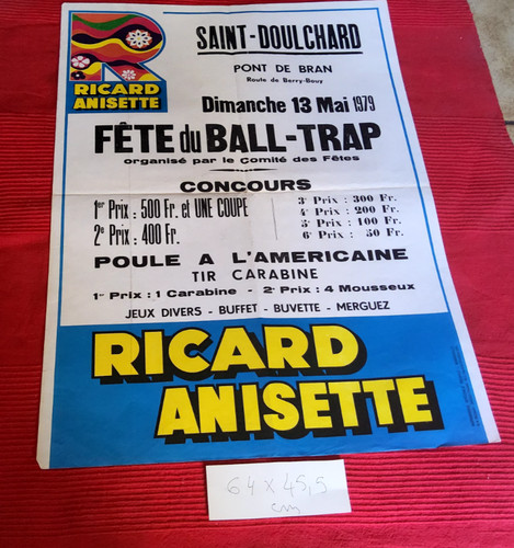 Ancienne authentique affiche - ancienne,