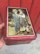 ANCIENNE BOITE VIDE DECOR