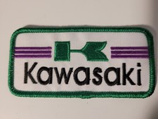 Patch Thermocollant Brodé Kawasaki Vintage  L 9,5 CM H 4,5 CM