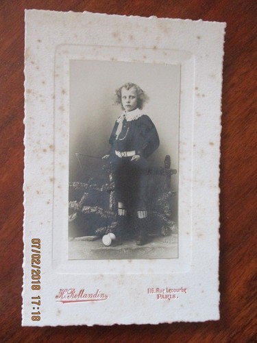 Photo ancienne noir - noir, blanc