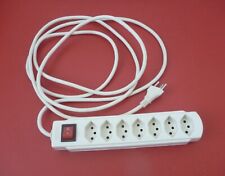 Bloc Multiprise électrique 7 prises suisses 3 mètres Swiss Electric power strip