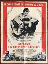 Autant en emporte le vent Gone With The Wind Affiche Poster Original
