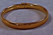 Beau bracelet Jonc plaqué or