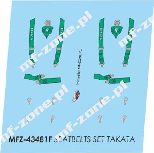 Decals seabelts harnais - decals, /