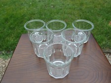 Lot 6 pots à confitures anciens en verre 500 ml