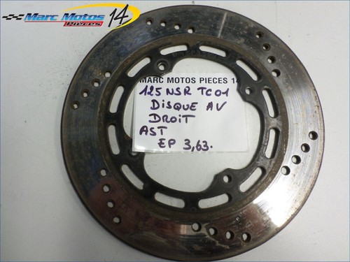 Disque avant droit honda - disque,