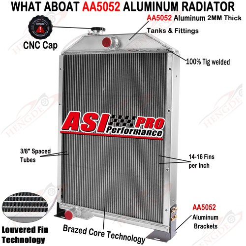 Row aluminum radiator - 3,