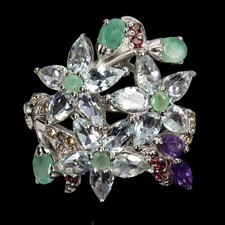 925 Bague en Argent Poire