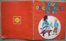 TINTIN ALBUM A COLORIER ITALIE