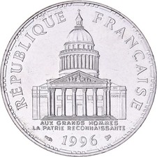 France, 100 Francs, Panthéon, 1996, MDP, BE, Argent, SPL, Gadoury:898