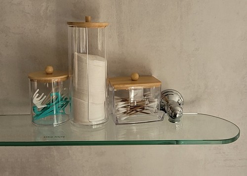 étagère verre 60cm en - verre,