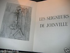 "Les Seigneurs de Joinville" Emile HUMBLOT tiré à 300 ex 1964  + Charte 1890