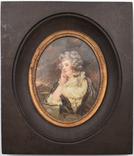 Miniature portrait jeune - miniature,
