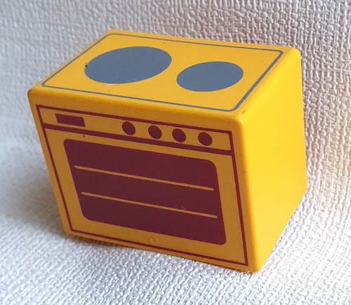 Gaziniere jaune marron - gaziniere,