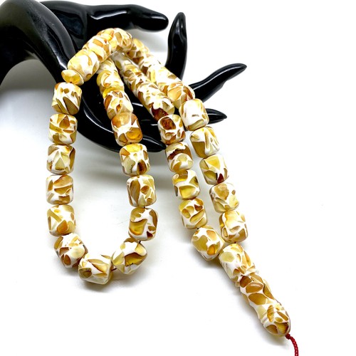 Ambre tesbih baril - ambre, bijoux