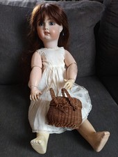 Panier normand ancien pour poupée