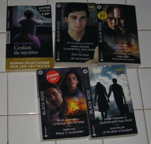 Lot livres harlequin - de,