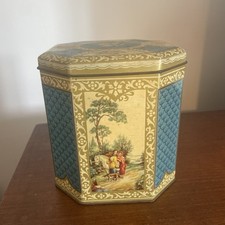 BOÎTE À THÉ The Métal Box Company Lithographiée Circa 1920 England BEL ÉTAT RARE