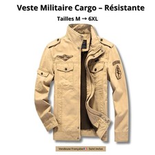 Veste Militaire Homme Cargo