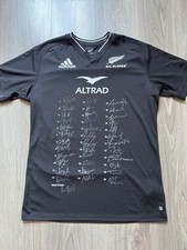Maillot All Blacks 2022 Steinlager Séries Squad signé par tout l'équipe