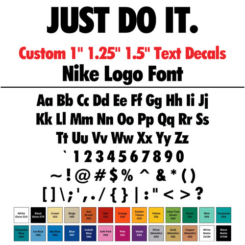 Nike font personalized custom - personalized,