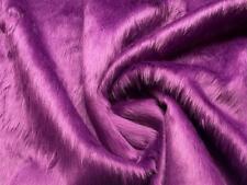 Super Luxe Tissu En Fausse Fourrure PRUNEAU