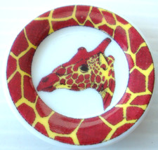 Fève 2006 ASSIETTES SAVANE GIRAFE 3 cm de Ø