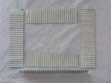 4 Gaufrettes lames gaufrées