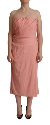 Robe dolce gabbana rose - rose, soie
