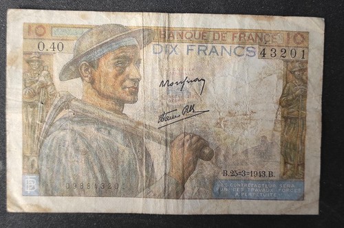 France billet francs - billet, 10