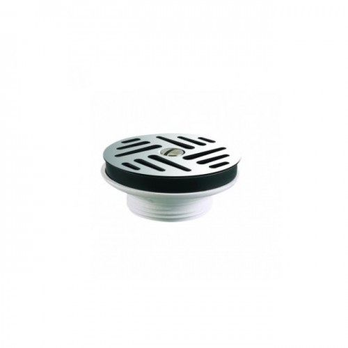 Bonde lavabo grille inox - -,
