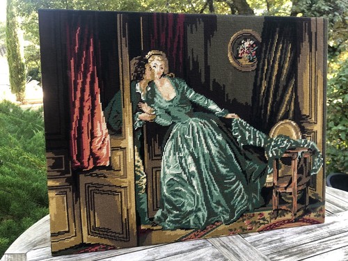 Ancien canevas fini - fini, tapisserie