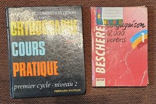 Bescherelle conjugaison 12000 verbes Hatier + langage et communication orthograp