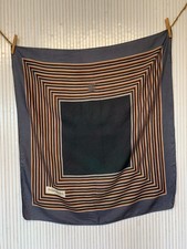 Foulard carré soie vintage - carré,