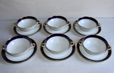 6 bols à bouillon porcelaine