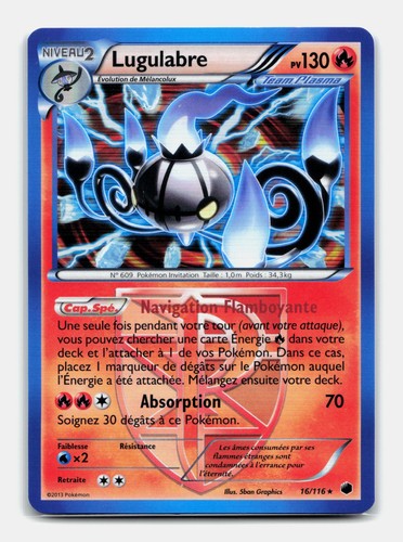 Carte pokémon lugulabre - pokémon,