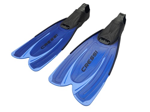 Palmes cressi sub water bleues - palmes, cressi-sub