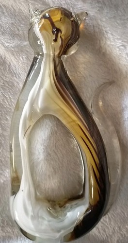 Sculpture chat artisanale - sculpture,