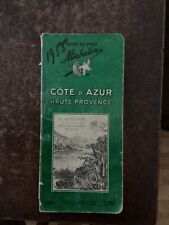 guide du pneu Michelin Côte d’Azur, 1955, état moyen 